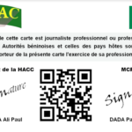 OBTENTION DE LA CARTE DE PRESSE : 197 professionnels des médias retenus par la Haac
